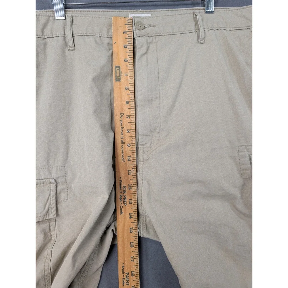 Levi Strauss Mens‎ Cargo Shorts Tan Ripstop Size W44